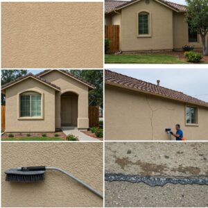 Stucco home exterior care
