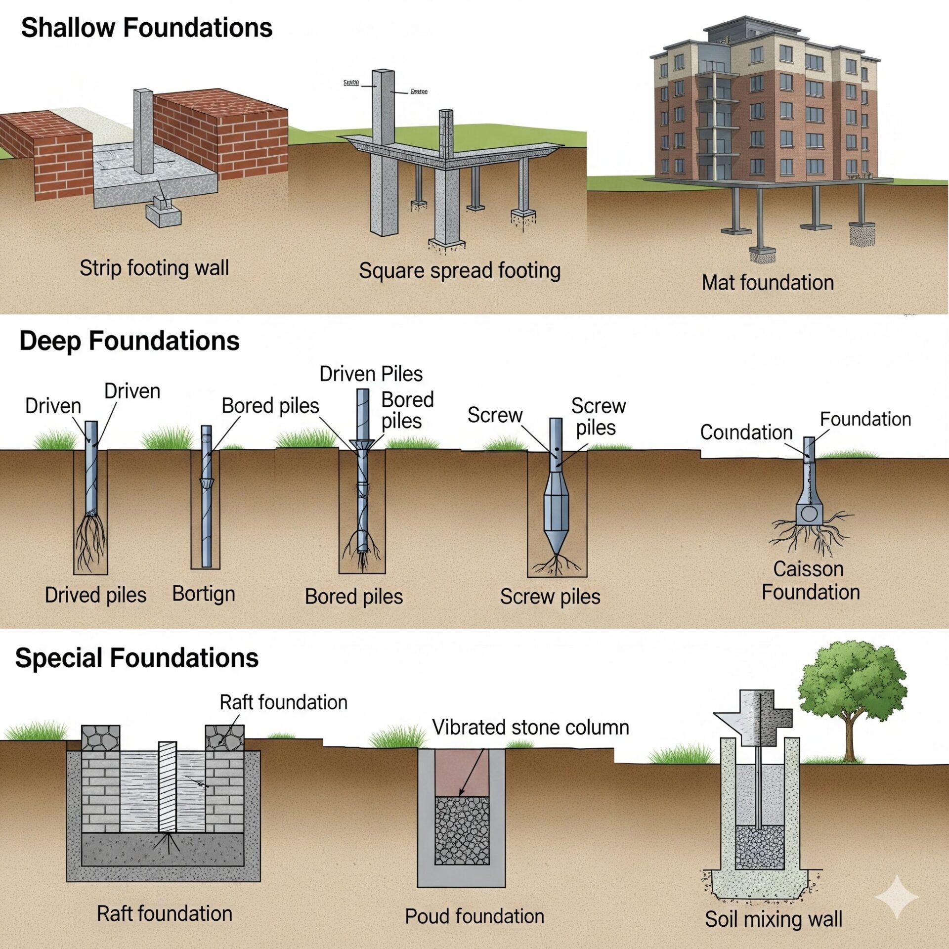 Types of Foundations