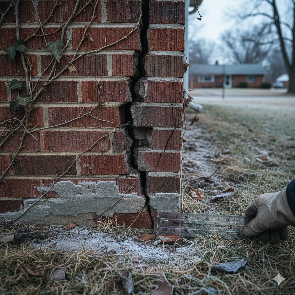 Exterior Foundation Cracks