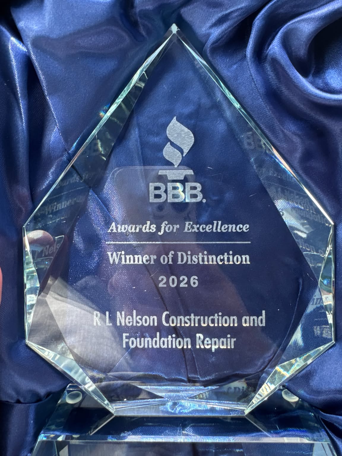 RL NELSON Foundation Solutions Receives 2026 BBB Winner of Distinction Award
